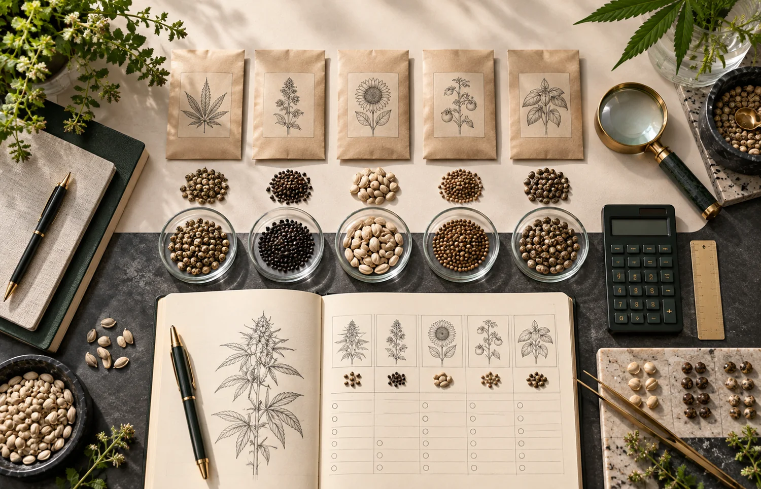 Seed bank comparison research workbench